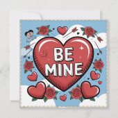 Opvouwbare Printable Valentijn's Day Kaarten naar  (Voorkant)