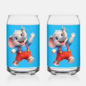 Opvrolijkend blauw glazen concept (Achterkant)