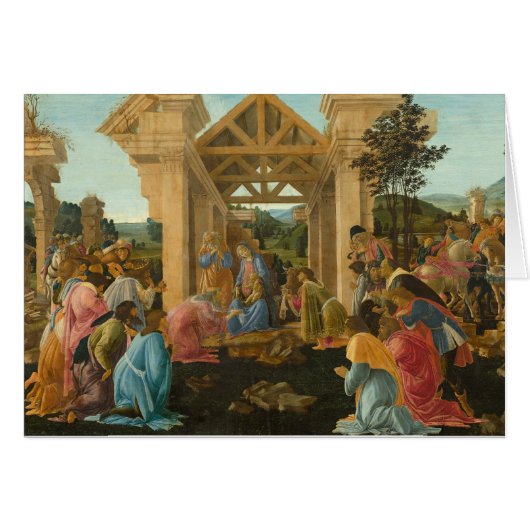 Opwaardering van de Magi door Botticelli (Voorkant Horizontaal)