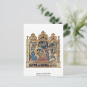 Opwaardering van de Magi door Gentile da Fabriano Briefkaart (Staand voorkant)