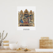Opwaardering van de Magi door Gentile da Fabriano Poster (Keuken)