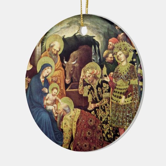 Opwaardering van de Magi Keramisch Ornament (Links)