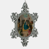 Opwaardering van de Magi Tin Sneeuwvlok Ornament (Links)