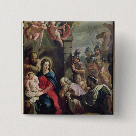 Opwaardering van de Magi Vierkante Button 5,1 Cm (Voorkant)