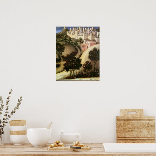 Opwaardering van het Magi Altarstuk Poster (Keuken)