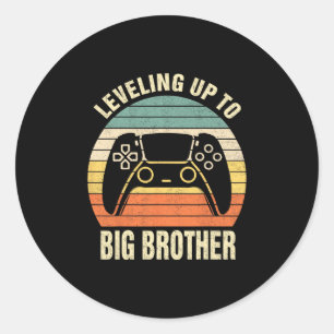Opwaarts gaan naar Big Brother 2025 Grappige gamer Ronde Sticker