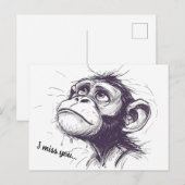 Opwaartse blik briefkaart (Voorkant / Achterkant)