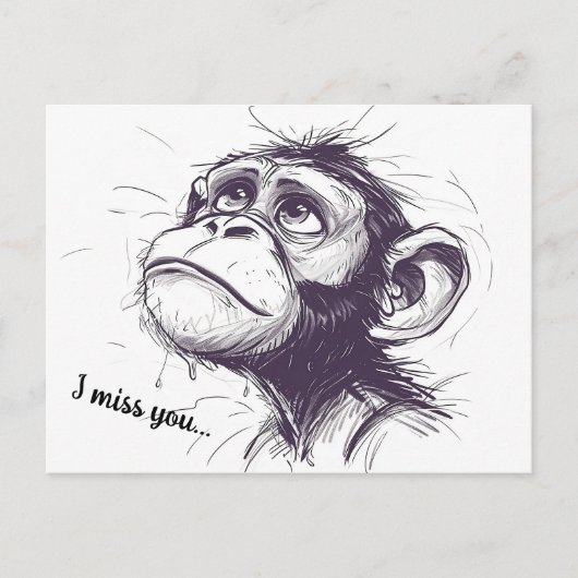 Opwaartse blik briefkaart (Voorkant)