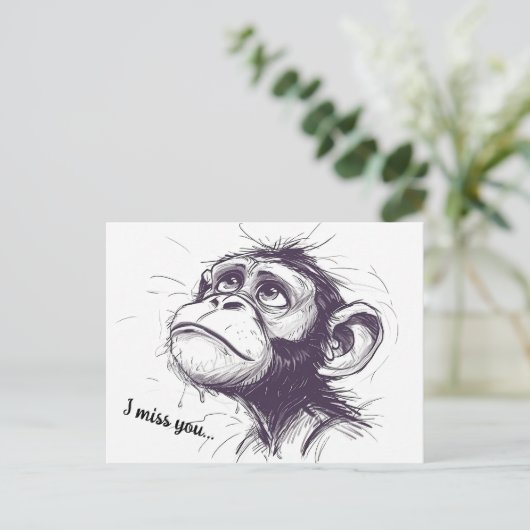 Opwaartse blik briefkaart (Staand voorkant)