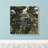 Opwaartse bril #1 (12x12) canvas afdruk (Insitu (Houten vloer))