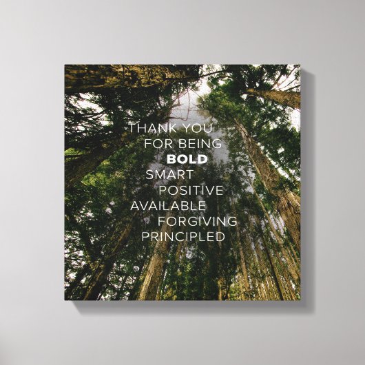 Opwaartse bril #1 (12x12) canvas afdruk (Voorkant)