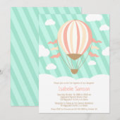 Opwaartse en opwaartse uitvinding van warme luchtb kaart (Voorkant / Achterkant)