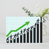 Opwaartse Uitnodigingen van de Grafiek van de Tren