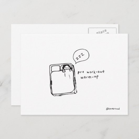 opwarmbaar briefkaart (Voorkant / Achterkant)