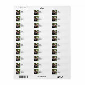 Opwarmen voor de parade etiket (Full Sheet)