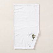 Opwarmen voor Golf Lady Golfer Bad Handdoek (Handdoek)