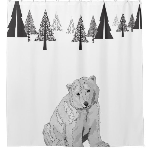 opwarming douchegordijn (Voorkant)