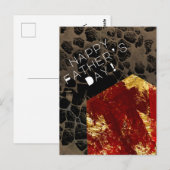Opwarming van de aarde - Brandend huis - Vaderdag Briefkaart (Voorkant / Achterkant)