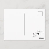 Opwarming van de aarde - Brandend huis - Vaderdag Briefkaart (Achterkant)
