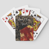 Opwarming van de aarde - Brandend huis - Vaderdag Pokerkaarten (Achterkant)