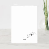 Opwarming van de aarde - Burning House - Vaderdag Folie Wenskaart (Achterkant)