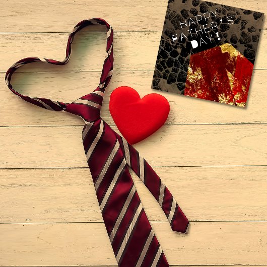 Opwarming van de aarde - Burning House - Vaderdag Kaart