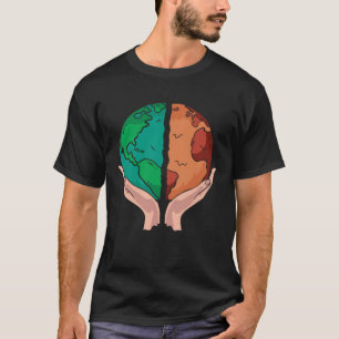 opwarming van de aarde echte milieuvriendelijke kl t-shirt