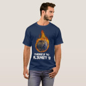 opwarming van de aarde geen planeet door klimaatve t-shirt (Voorkant volledig)