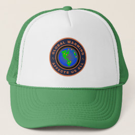 Opwarming van de Aarde heeft invloed op ons allema Trucker Pet