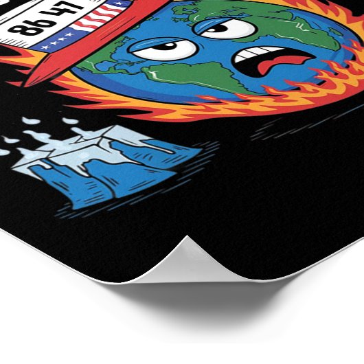 Opwarming van de aarde Nah Just Tariffied Humor 86 Poster (Hoek)