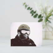 Opwarming van de aarde (omgekeerd) briefkaart (Staand voorkant)