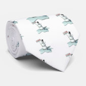 opwarming van de aarde stropdas (Opgerold)