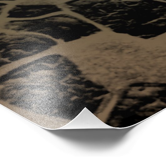 Opwarming van de aarde - Verbrandend huis - Abstra Foto Afdruk (Hoek)