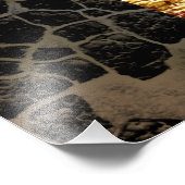 Opwarming van de aarde - Verbrandend huis - Abstra Foto Afdruk (Hoek)