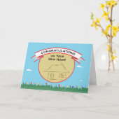 opwarming van het huis kaart (Gele Bloem)