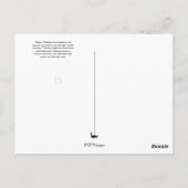 Opwarming van het oosterse blauwe vogelhuis briefkaart (Achterkant)