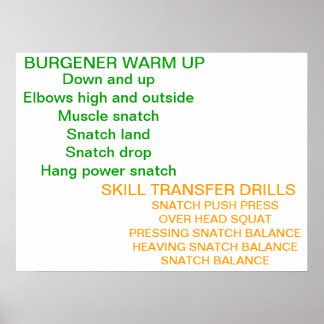 Opwarmingswedloop van de Olympische Spelen Poster