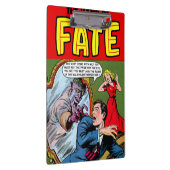 Opwekken in de spiegel van de  komieken klembord (Rechts)