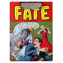 Opwekken in de spiegel van de komieken klembord