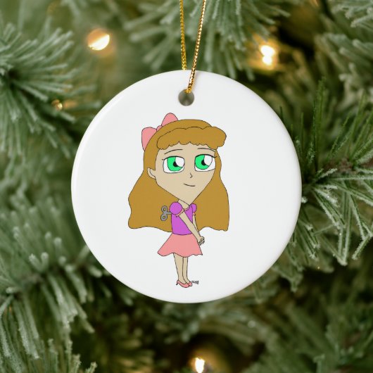 opwind chibi keramisch ornament (Boom)