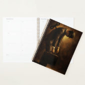 Opwindbare Kantoorman Surrealistische Routine Male Planner (Display)