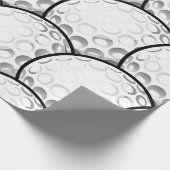 Opwindend golf feest cadeaupapier (Hoek)