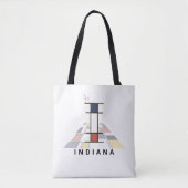 Opwindend Neoplasticisme Style Monogram. Brief I Tote Bag (Voorkant)