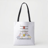 Opwindend Neoplasticisme Style Monogram. Brief T Tote Bag (Voorkant)