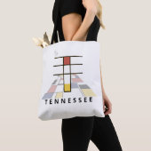 Opwindend Neoplasticisme Style Monogram. Brief T Tote Bag (Dichtbij)