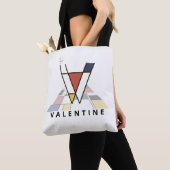 Opwindend Neoplasticisme Style Monogram. Brief V Tote Bag (Dichtbij)