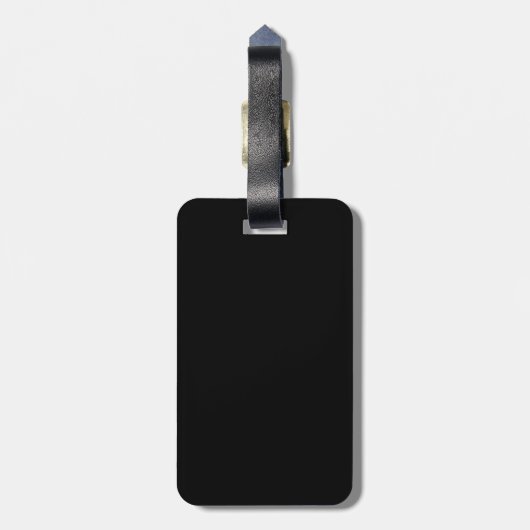Opwindend ontwerp bagagelabel (Achterkant verticaal)