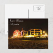 Opwindend Santa Monica Beach Briefkaart (Voorkant / Achterkant)