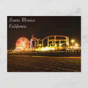 Opwindend Santa Monica Beach Briefkaart