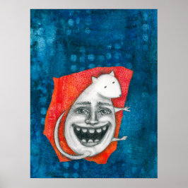 Opwindende Mouse Poster Wall Art